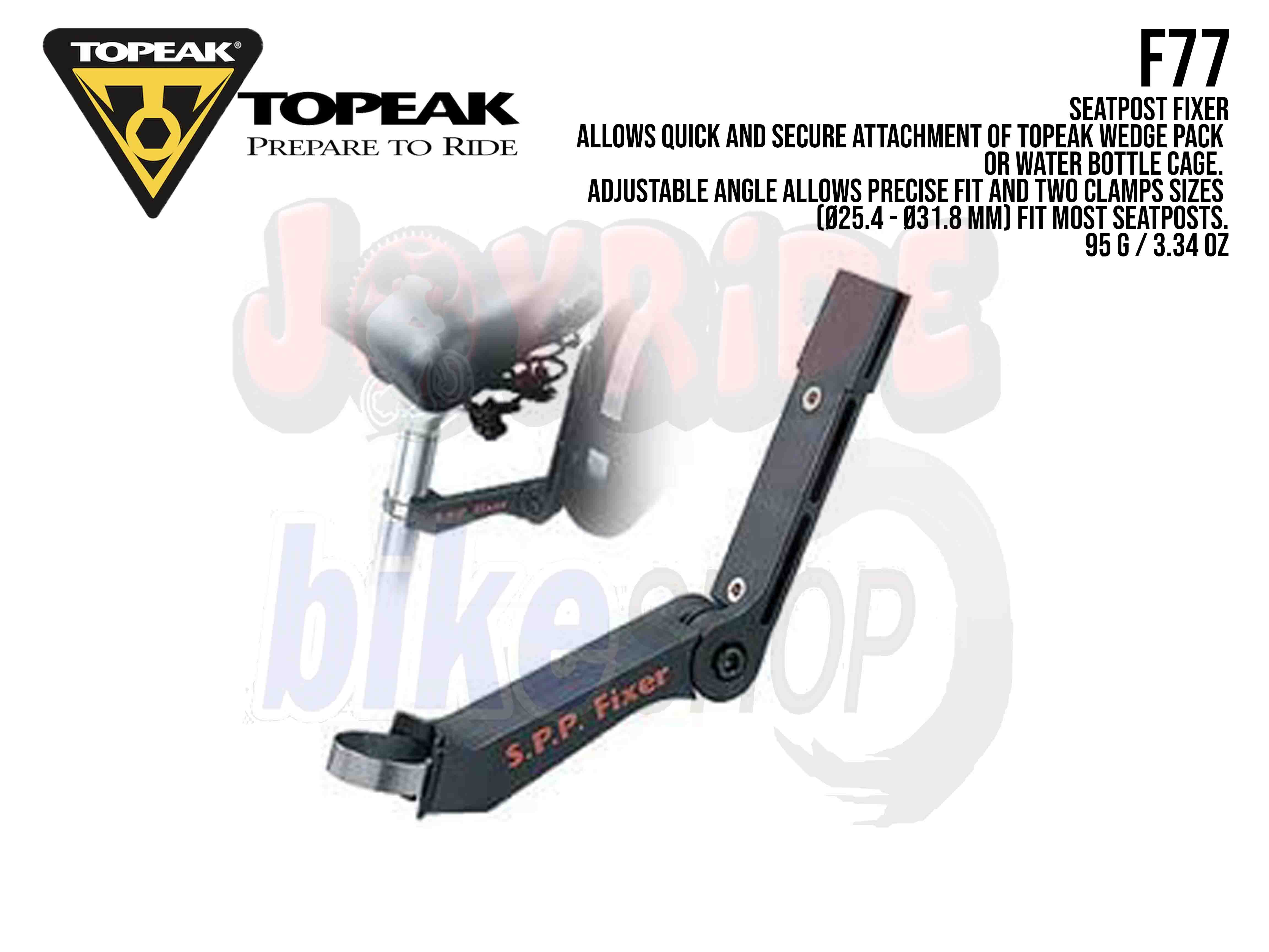 TOPEAK SEATPOST FIXER F77 (ADJUSTABLE) Lazada PH