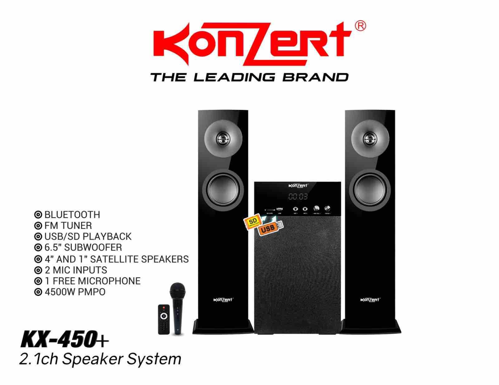 KONZERT KX450+ 2.1 speaker