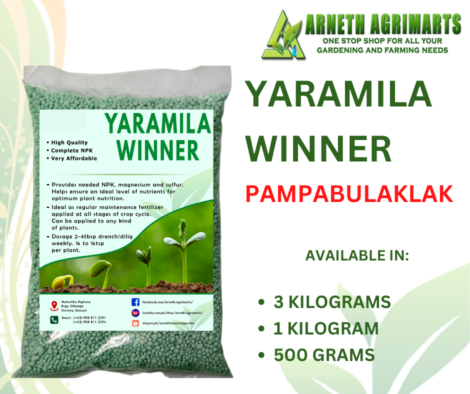 YARAMILA WINNER FERTILIZER for Flowering Plants and Hydroponics