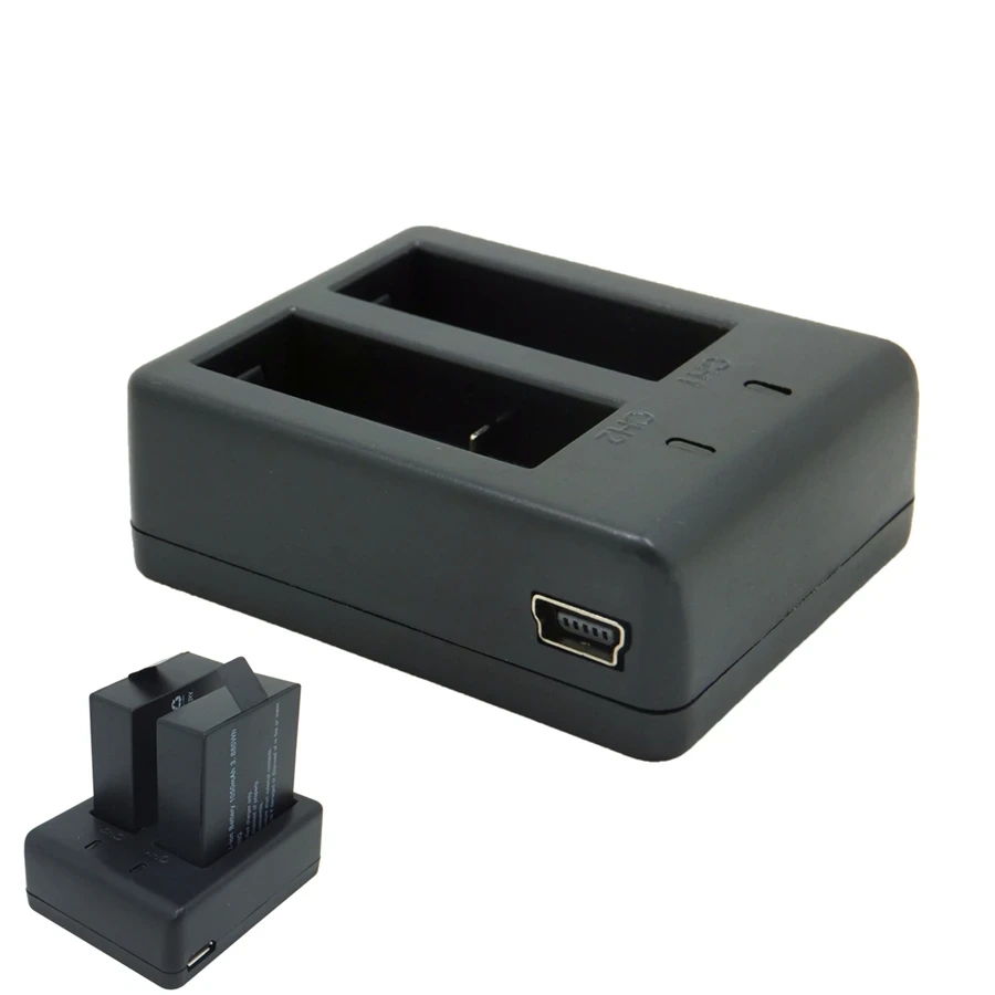 SJCAM Dual Port Battery Charger For SJ4000 Sport Action Camera Rechargeable Battery Cell Charging I.60326398