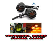 Retro Amber Motorcycle Signal Lights - Waterproof (2PCS)