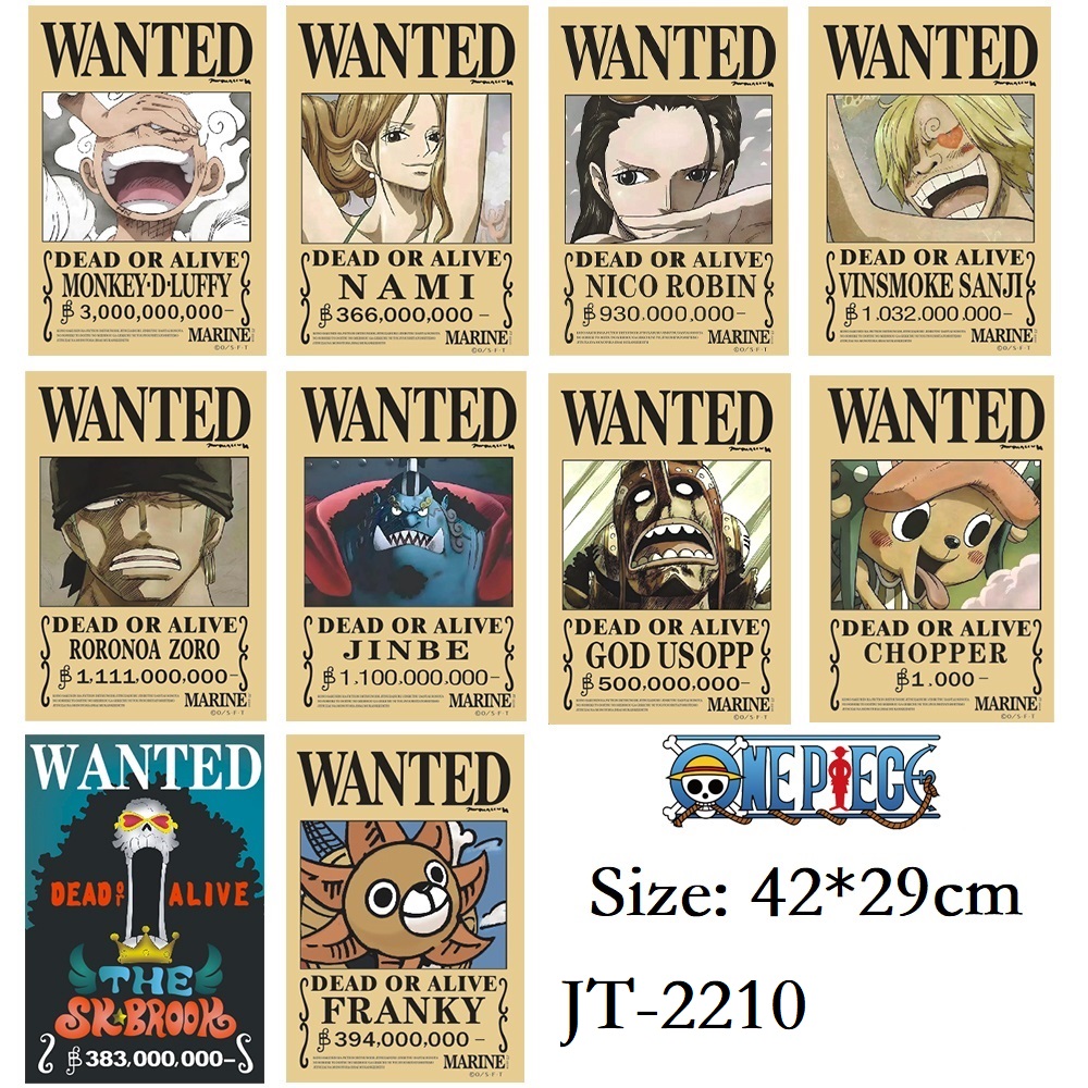 One Piece Poster, 28.5x42cm(A3 Paper Size), New Edition,One Piece