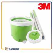 3M Scotch Brite Green Single Spin Mop: Compact and Versatile