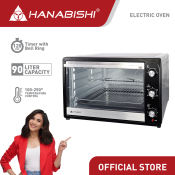 Hanabishi 90L Electric Oven with Convection & Rotisserie Function