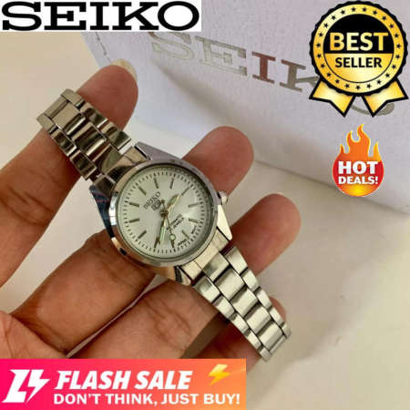 Seiko Women's Automatic White Dial Stainless Steel Watch