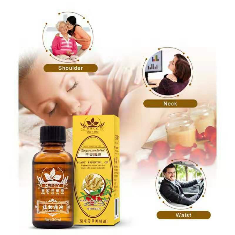 Lazada Philippines - AUTHENTIC Natural Plant Therapy Lymphatic Detox Ginger Oil Natural Anti-Aging Essential Oil Body Massage Oil 30ML