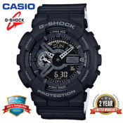 G Shock Men's Dual Time Sport Watch, Waterproof, Black/White