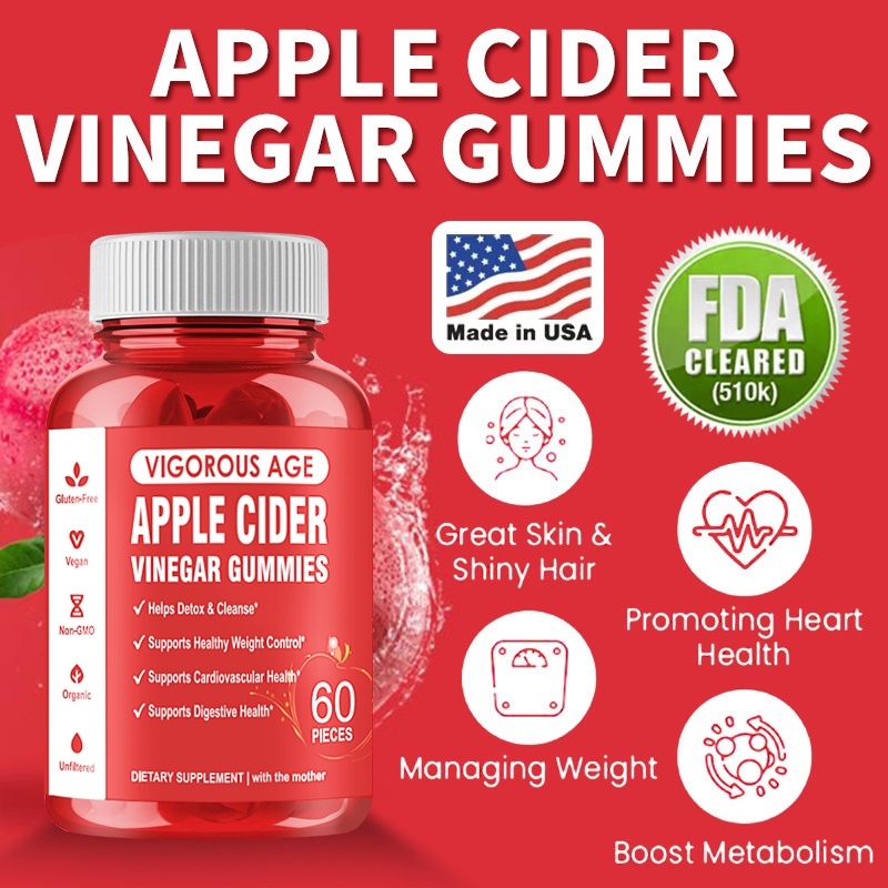 Goli Apple Cider Vinegar Gummies Vitamin C/E Collagen/Zinc Weight Loss skin  hair health immunity | Lazada PH
