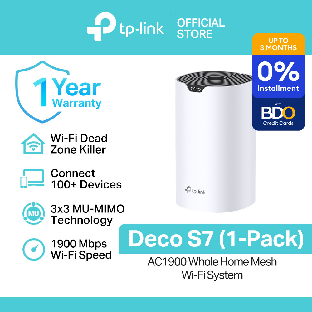 TP-Link Official Store / Deco S7 AC1900 / Up to 1900 Mbps Whole Home Mesh Smart Access Point WiFi 5 Router - Image 3