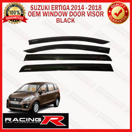 2014-2018 Ertiga OEM Window Door Visor - Black (Thailand)