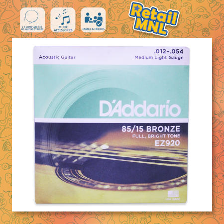 D'Addario Acoustic Bronze Guitar Strings - USA-Made Excellence