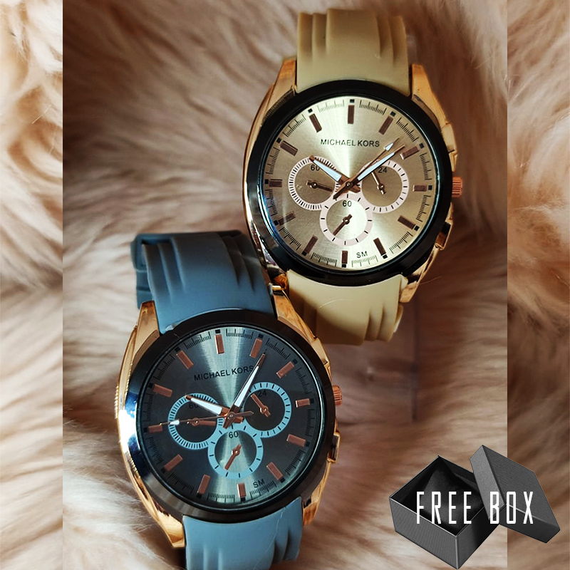 Michael kors rubber watch hot sale