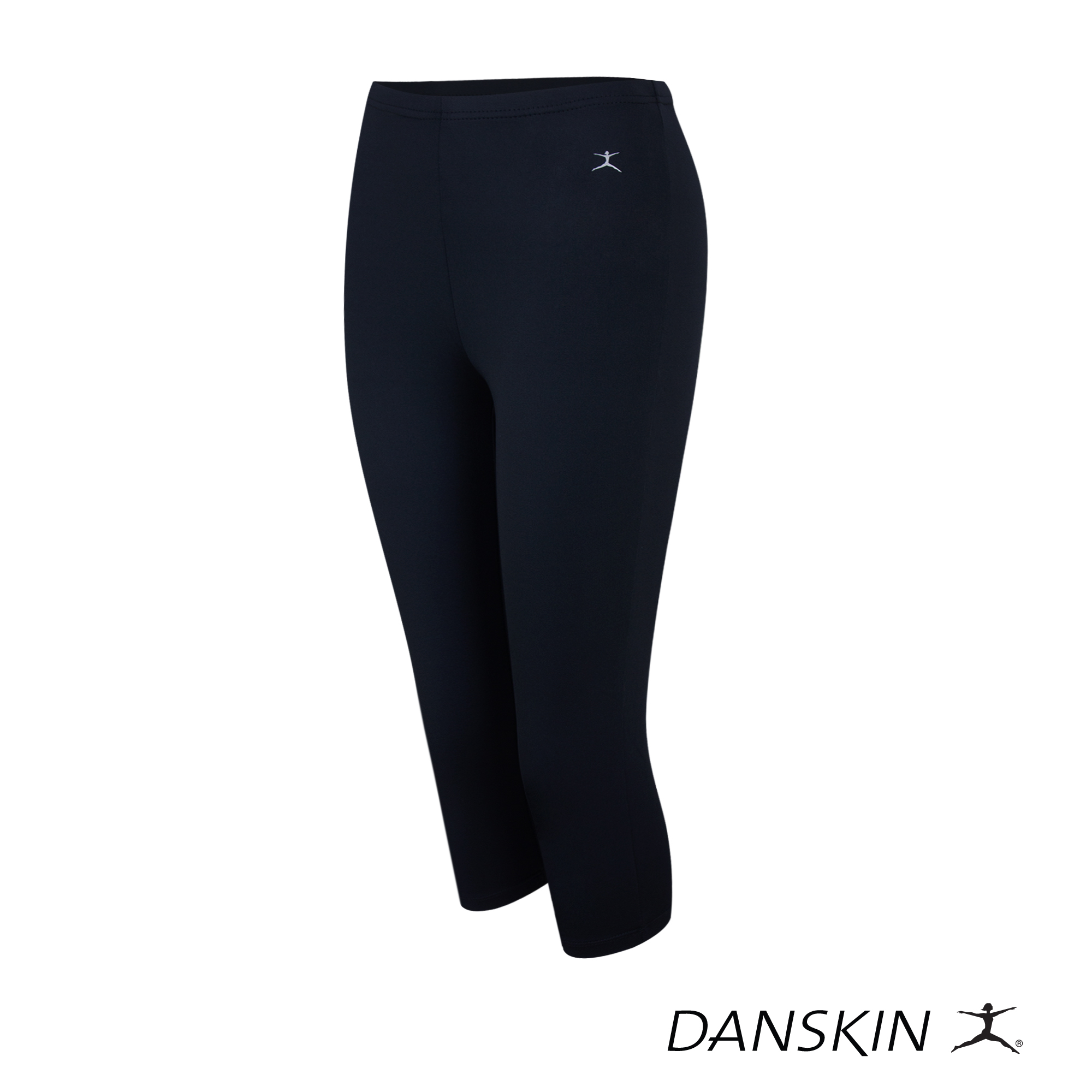 Danskin Black Body Fit Leggings w/ Pocket for Workout Gym Sports