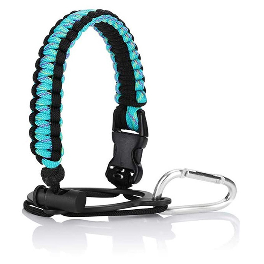 Sports Water Bottle Holder - Braided Paracord Shoulder Strap Compatible  With Hydro Flask 2.0 Wide Mouth Bottle - Perfect For Outdoor Walking,  Camping & Cycling! - Temu