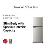 Panasonic 2 Door Top Mount Freezer Refrigerator