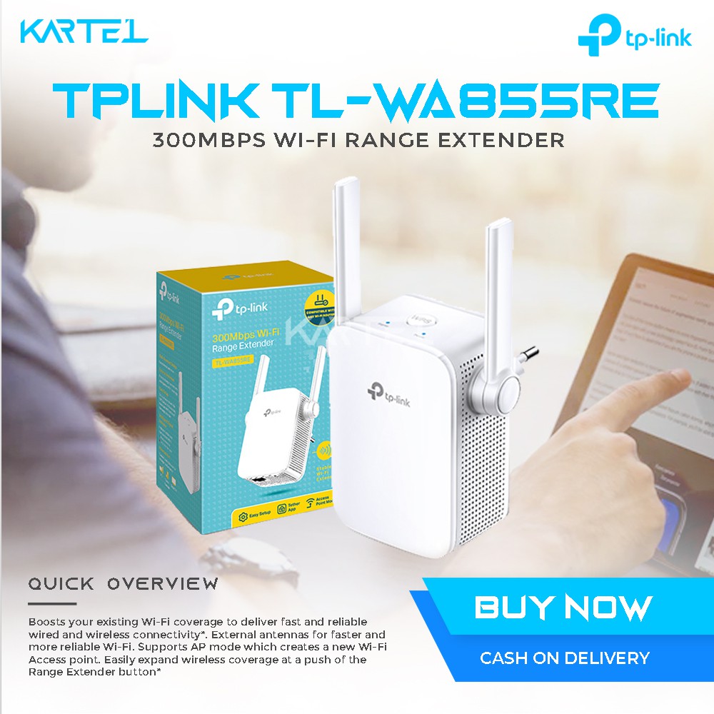 TP-Link TL-WA855RE Wi-Fi Range Extender, WiFi Extender, WiFi Repeater, WiFi Booster, TP LINK, WIFI Extender