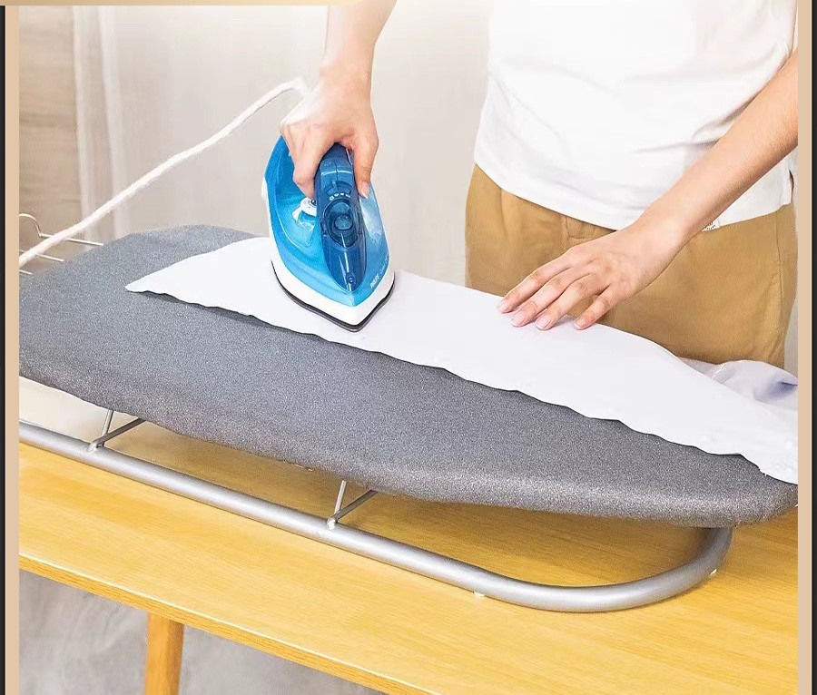Foldable Ironing Board With Stand - Portable & Space-Saving For