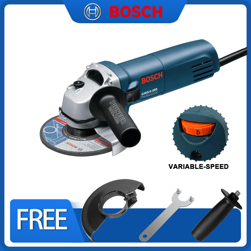 Bosch Blue Variable-Speed Angle Grinder 100mm 4IN GWS 6-100