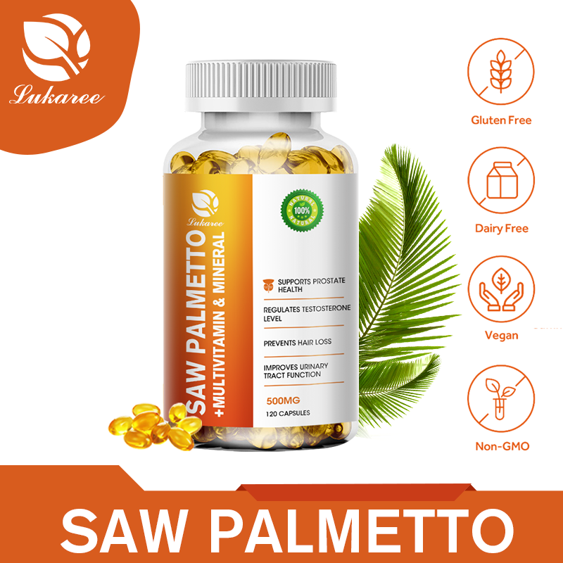 Saw Palmetto Capsules with Multivitamins & Minerals Supports Prostate