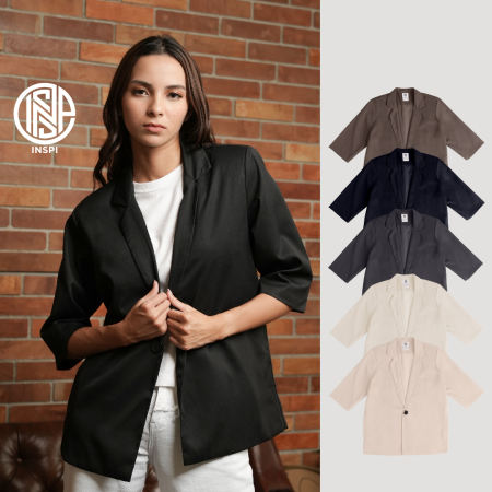 INSPI Chic Half Sleeve Cardigan Jacket for Women