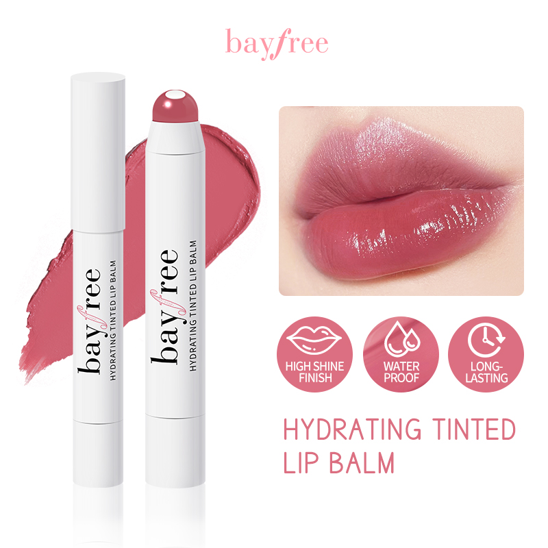 Discount on KIMUSE  shoes - SKU: Bayfree Hydrating Vegan Tinted Lip Balm Long-Lasting Smooth Lip Tint & Stain High Shine Finish Sandw
