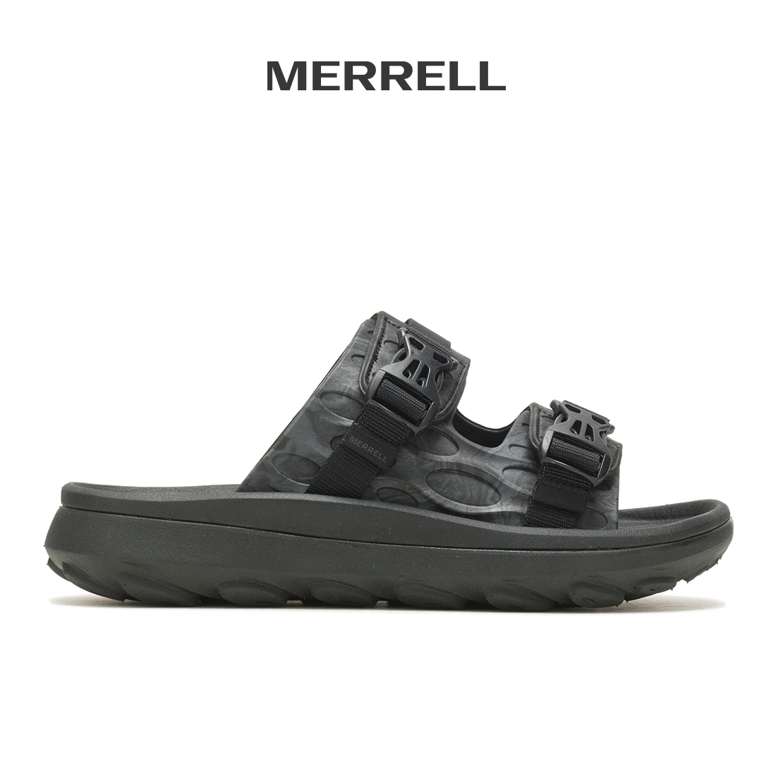 Discount on Merrell  shoes - SKU: Hut Ultra Wrap -Black Mens Sandals Water