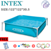 Intex 57173 Rectangular Steel Frame Swimming Pool Adult Swimming Pool Family Swimming Pool Children Big Swimming Pool Children Swimming Pool Baby Pool Inflatable Swimming Pool