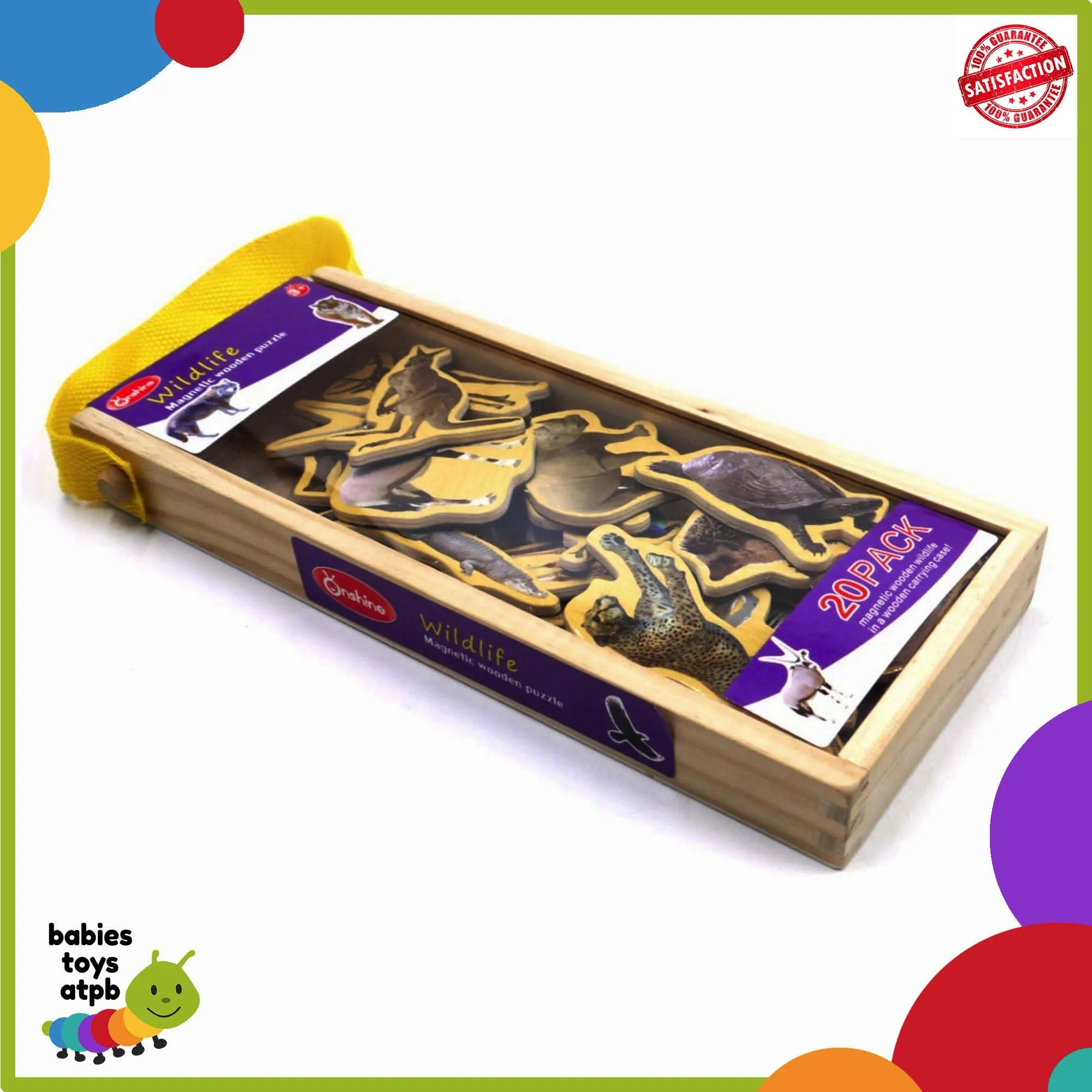 magnetic wooden puzzle