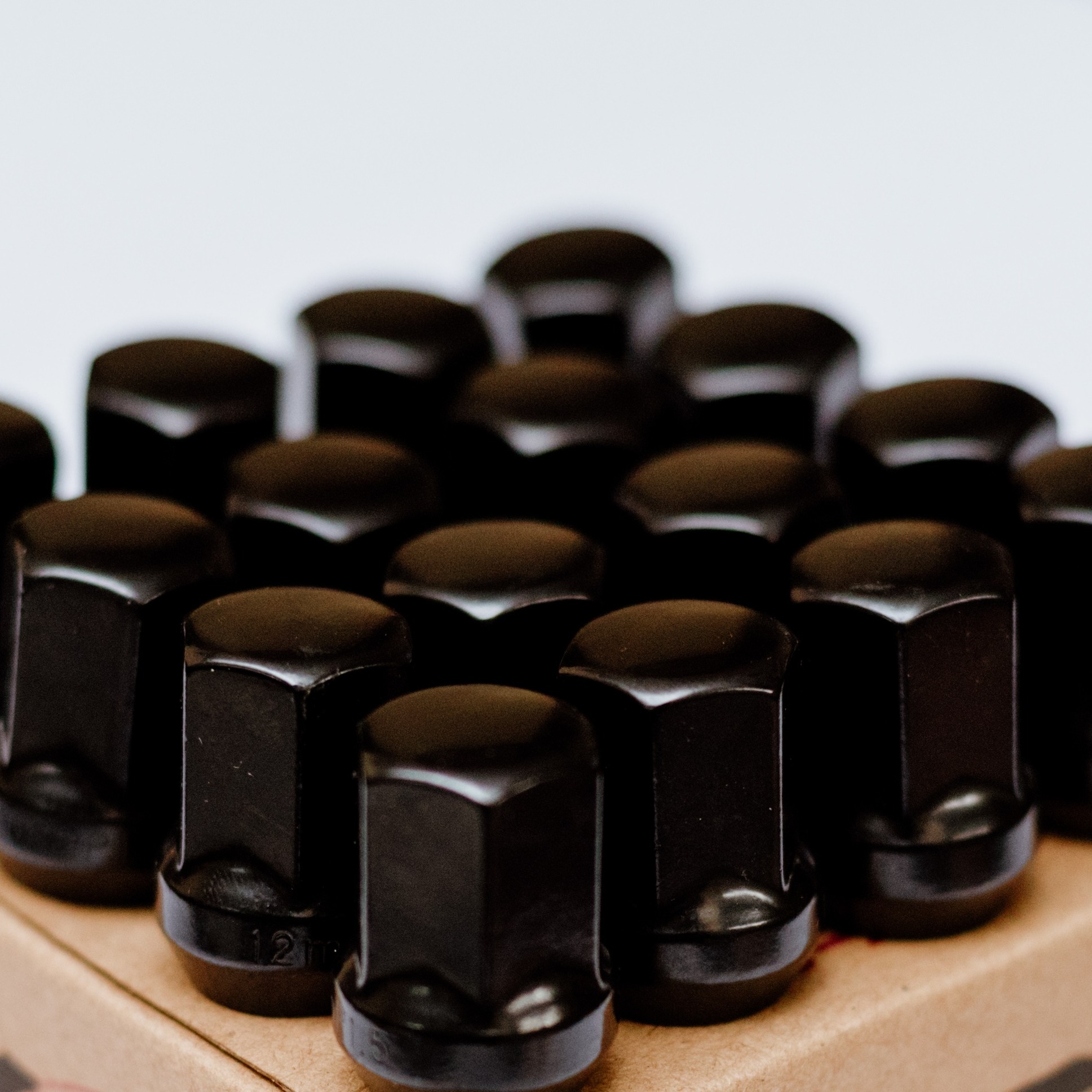 17mm Lug Nuts M12x1.5 - Black