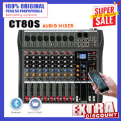 Yamaha CT-80S 8-Channel Mixer with Bluetooth and Reverb Effect