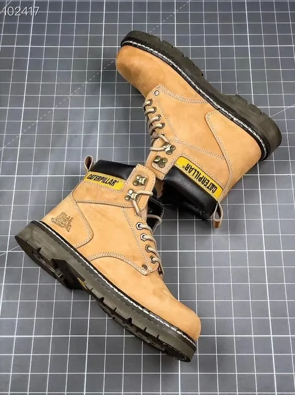 yellow work boots womens