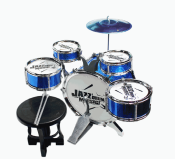 Monstermarketign Jazz Drum Set - Kids Musical Instrument Toy