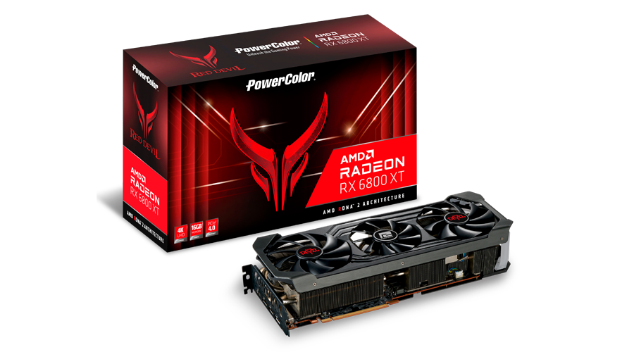 PowerColor Red Devil AMD Radeon RX 6800 XT Gaming Graphics Card with 16GB GDDR6 Memory, Powered by AMD RDNA 2, Raytracing, PCI Express 4.0, HDMI 2.1, AMD Infinity Cache 6800xt