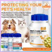 Pet New Land Pet Vitamins - Multivitamin Supplement for Dogs and Cats