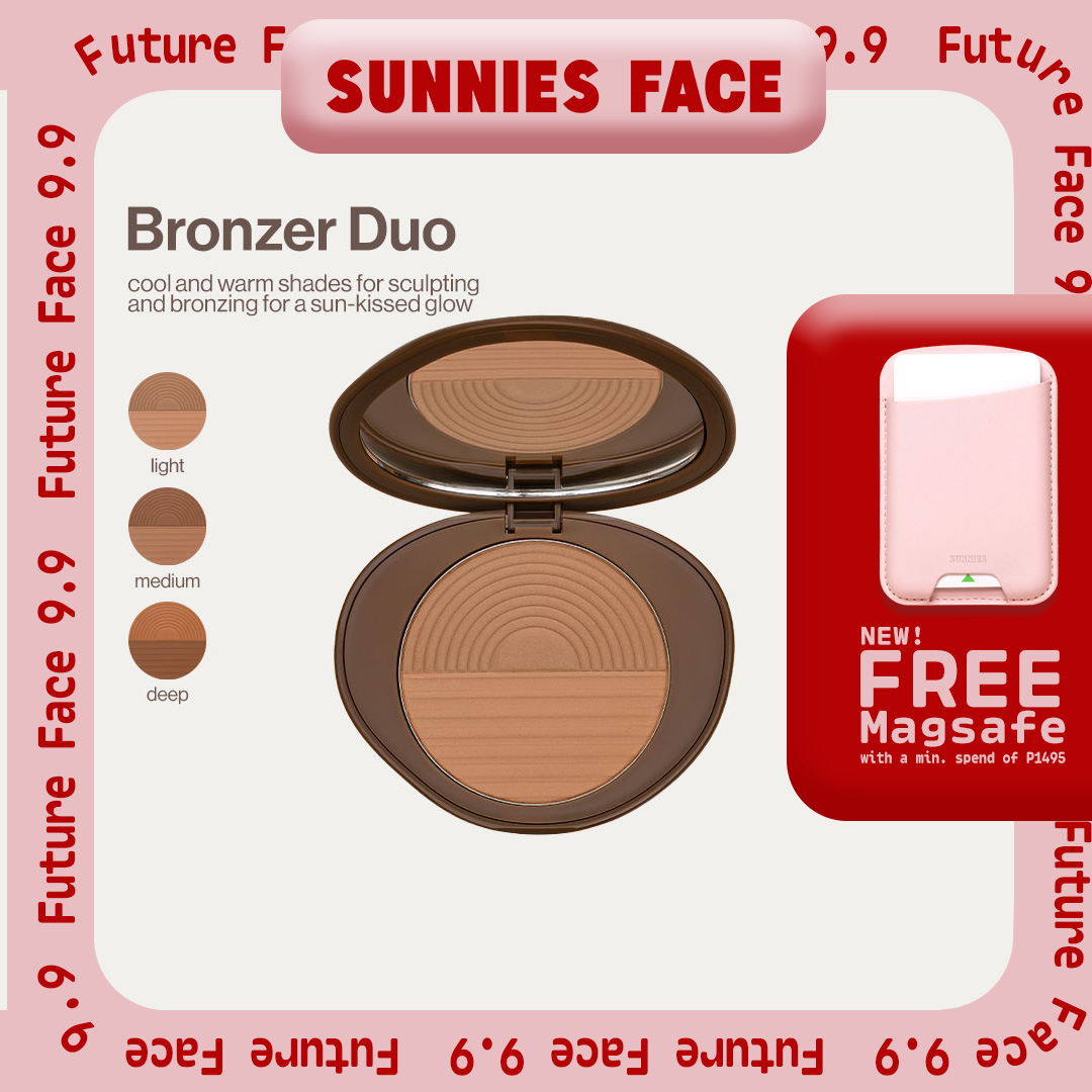 Discount on Sunnies Face  shoes - SKU: Sunnies Face Healthy Touch Bronzer Duo [Two-Tone Powder Bronzer]