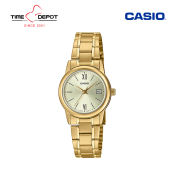 Casio Women's Analog Gold Watch, Stainless Steel Strap