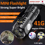 Rechargeable LED Tactical Flashlight - Super Bright, Waterproof, Portable