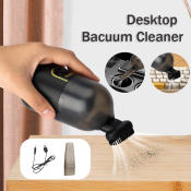 Mini Desktop Vacuum Cleaner - Portable Handheld Auto Car Vacuum