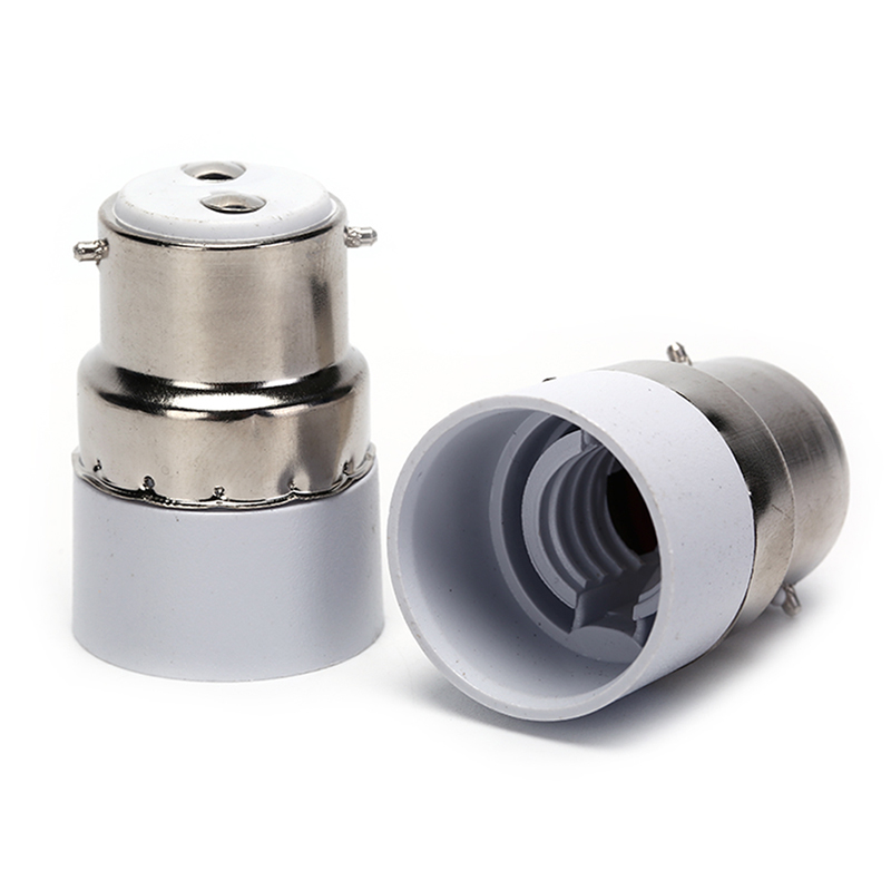 B22 to E14 Light Bulb Lamp Socket Base Extender Converter Adapter Holder