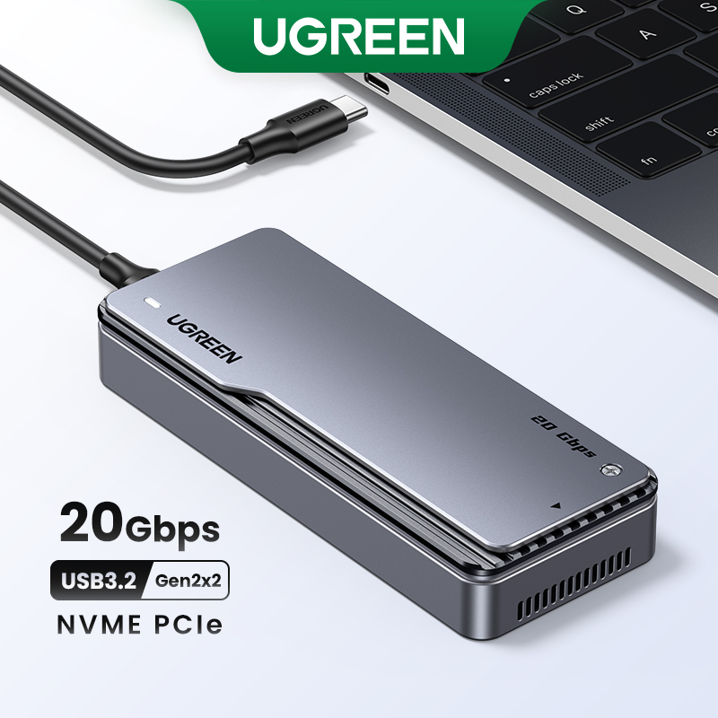 UGREEN 20Gbps NVMe PCIe SSD Case USB Gen2 Compatible with
