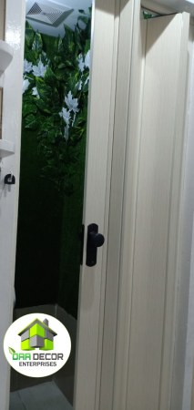 PVC Folding/Accordion Doors  with Lockset