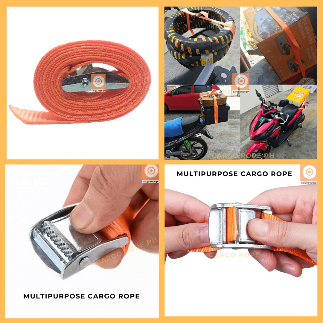 DOITOOL 5 Pcs Luggage Rope Elastic Cord Binding Belt Cargo Tightening Rope  Fastening Belt Binding Device Tension Bike Rubber