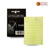 True Copy 1/4 YELLOW PAD PREMIUM BOOK PAPER 80 Leaves