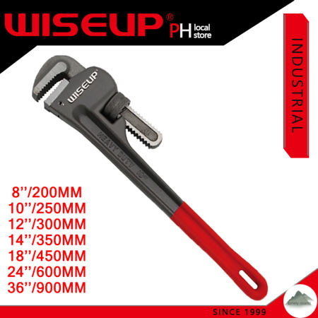 WISEUP Heavy Duty Pipe Wrench Set