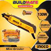 Ingco Mini Die Grinder with 252 Accessories Kit MG133281