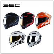 Sec Modular Helmet for Motorcycle - Whirlwind Solid Gloss/Matte