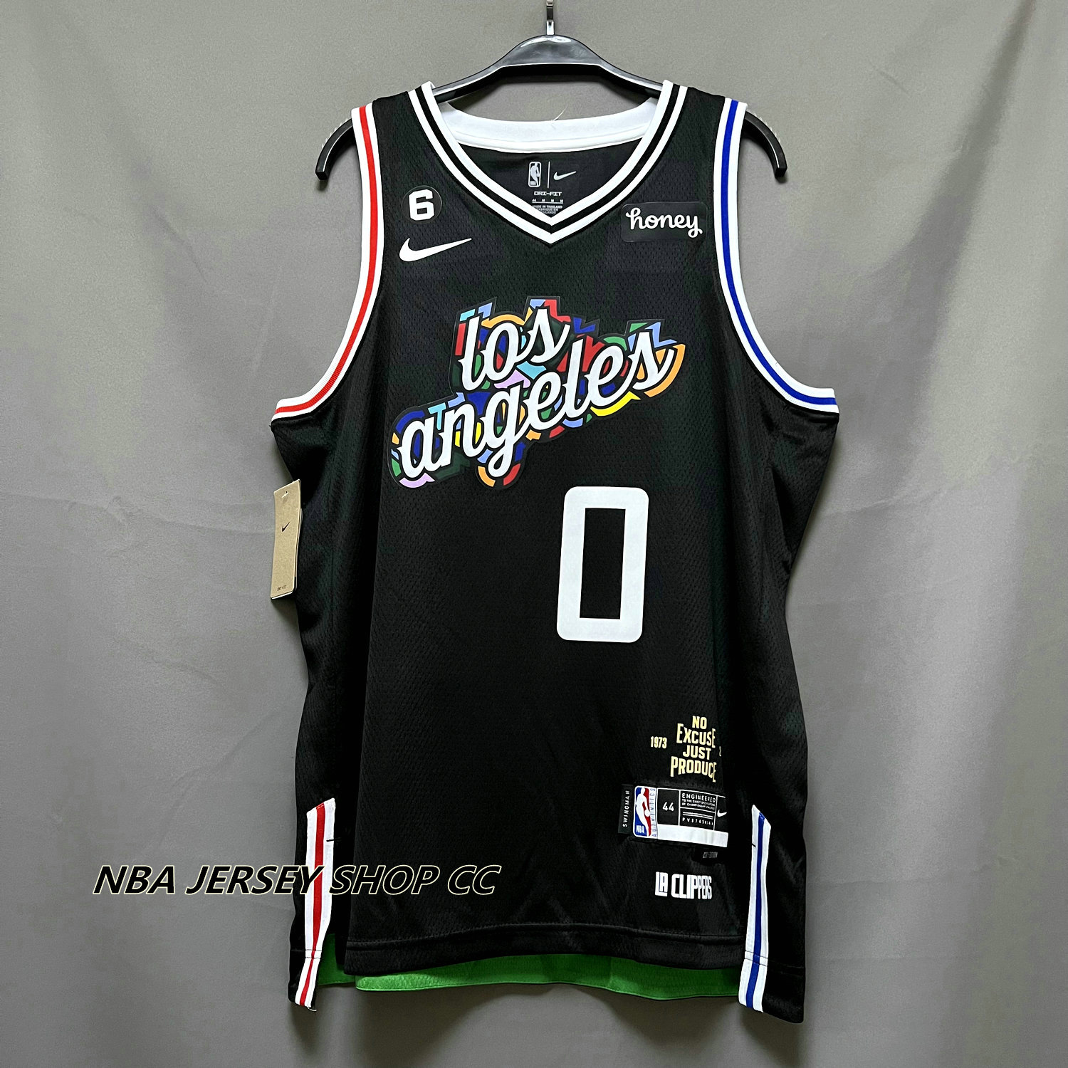 Los Angeles Clippers Paul George 2022-23 Black City Jersey