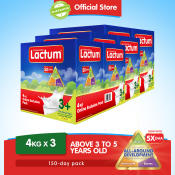 Lactum 3+ Plain 12kg Milk Drink for 3-5 Year Olds