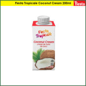 Fiesta Tropicale Coconut Cream 200ml | Coconut Milk | Fresh Gata | Pure Coconut | Smooth and Creamy Coconut