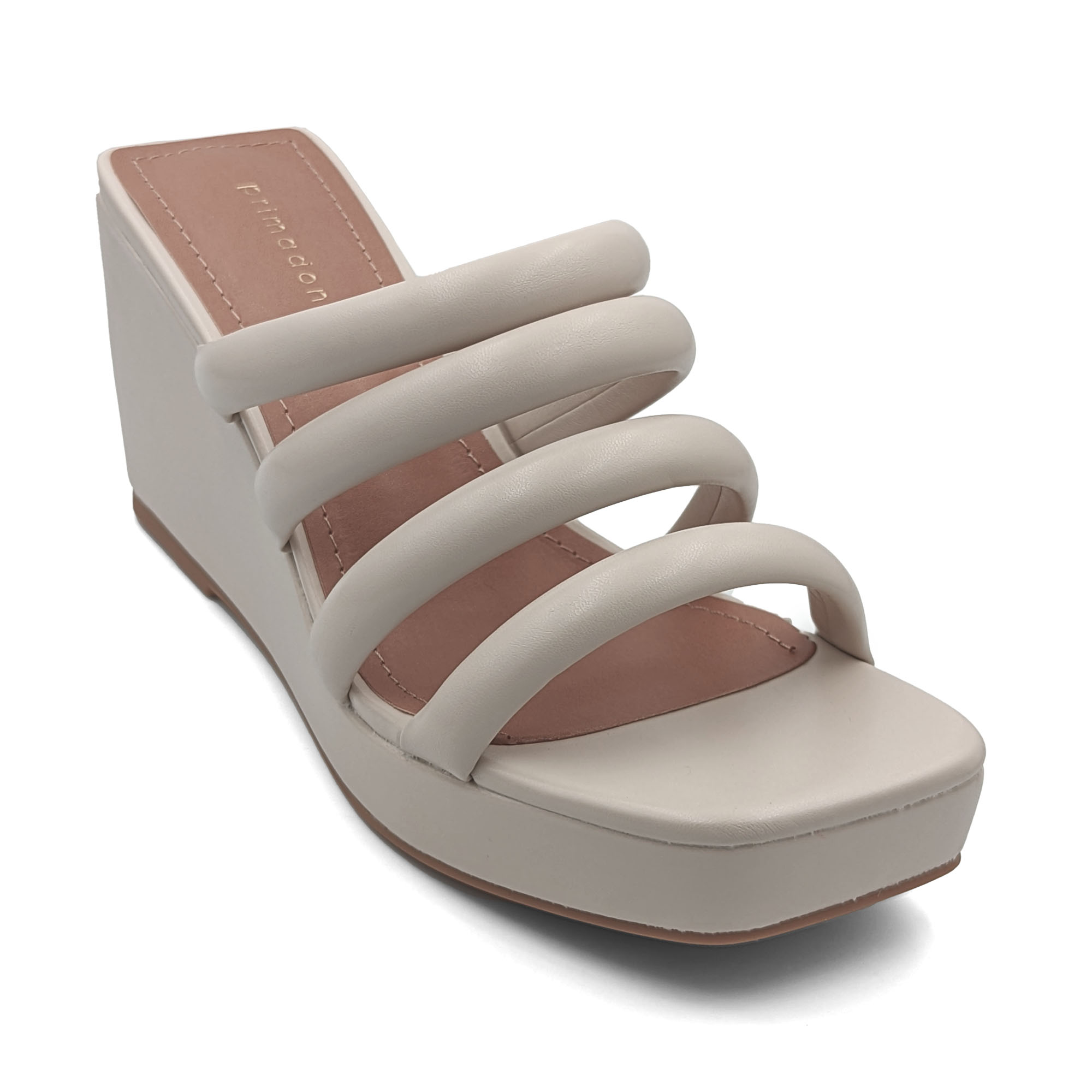 VLTN ESPADRILLE WEDGE SANDALS 25S 130 MM IN BROWN LAMBSKIN WITH GOLD HARDWARE
